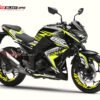 Decal Stiker Z 250 BLACK YELLOW SPORT